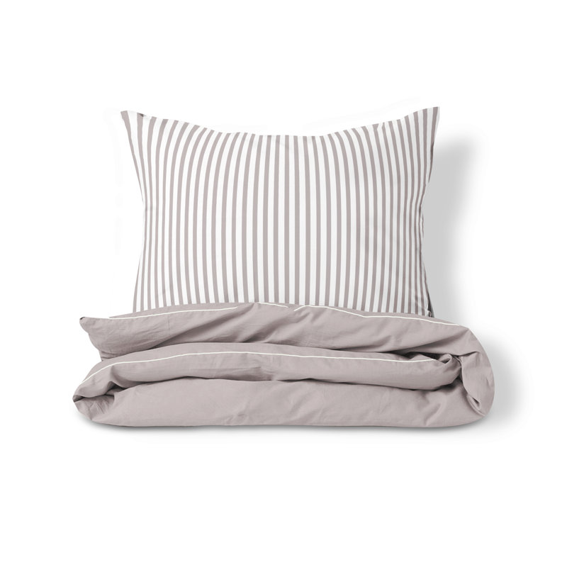  Ensemble de housse de couette 3 pièces Allyra, Housse de couette pour très grand lit + 2 taies d, Ros