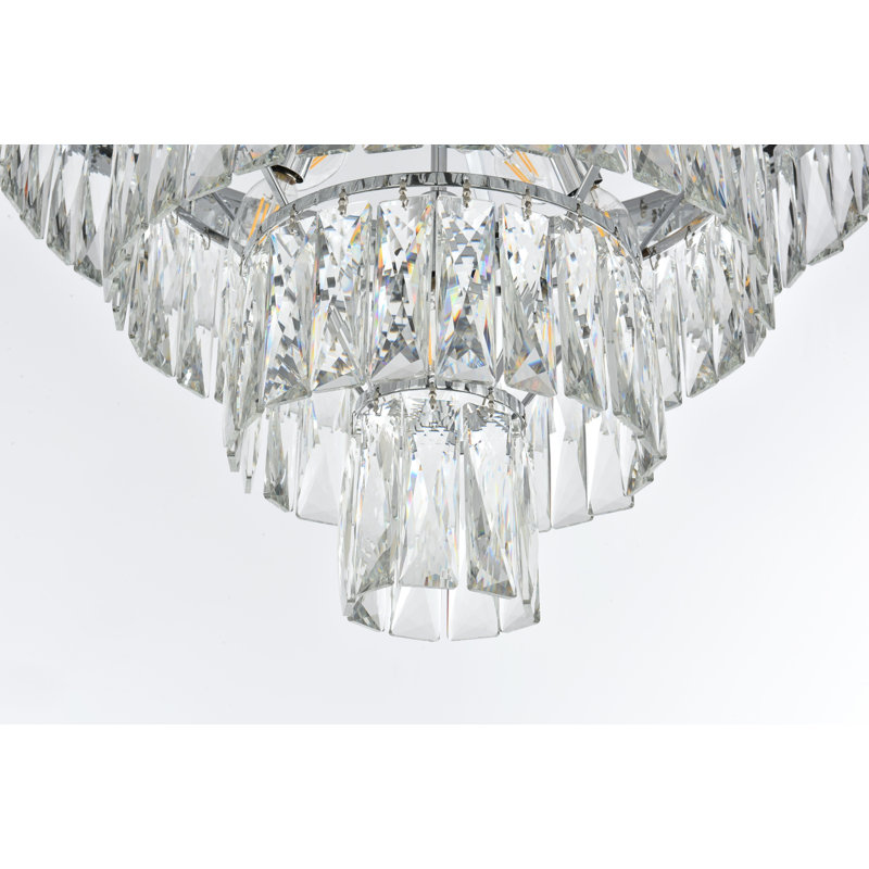 Lustre rond 20 pouces Iva , Chrome chrome