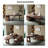 70.87"Retro minimalist brown desk-441484821