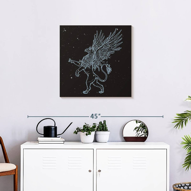 Crowle Gryphon Constellation, 24" H x 24" W