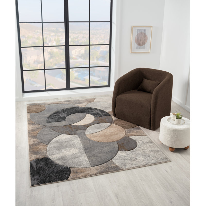 Capresa Geometric Indoor Rug, Rectangle 5'3" x 7'3"