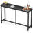 Rectangular Bar Height Table With Sturdy Metal Frame & Industrial Wood Top, Counter Height Dining Pub Table-1191654458