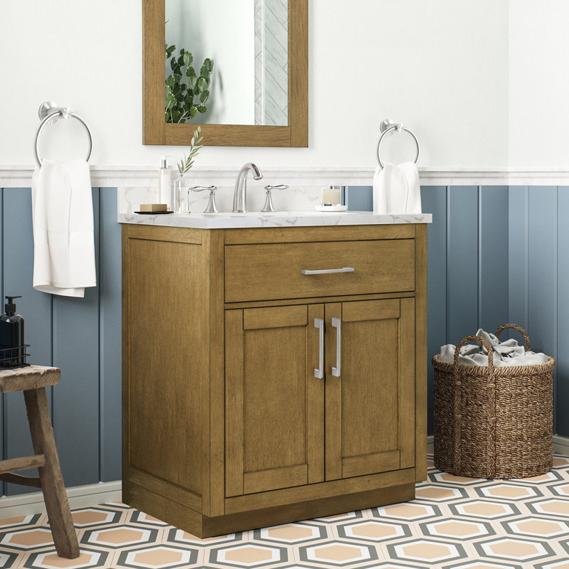OVE Decors Athea 30" Single Bathroom Vanity, Brown
