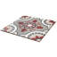 Carreau de porcelaine pour plancher et mur à motif Art Deco 8 "x 8"-87292293