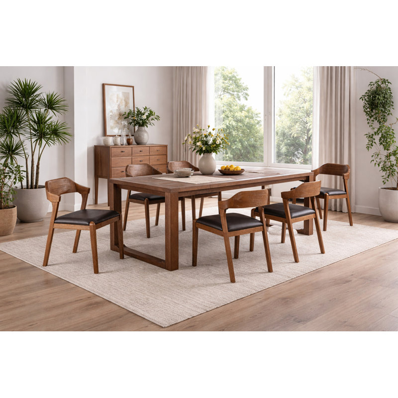 Levata Drop Leaf Solid Wood Dining Set