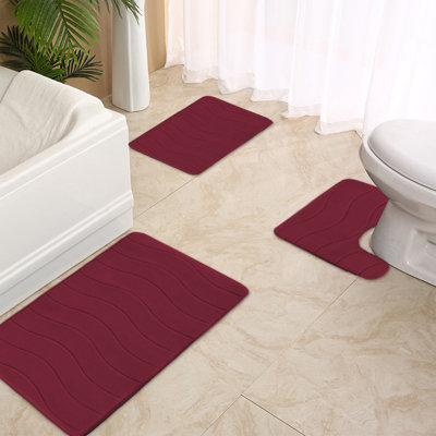  Bathroom Rugs Mat Bathroom Non-slip Door Mats Bedroom Door Mats Household Carpet Absorbent Mats Bathroom Door Mats