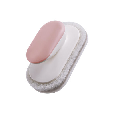 Sponge wiping Scrub Brush  Ergonomic Handle LaborSaving Sponge Head Multifunctional Scrubbing Brush For Bathroom