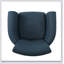 Luxueux fauteuil club rembourré au design élégant et aux sièges confortables, parfait pour les salons et les chambres modernes.