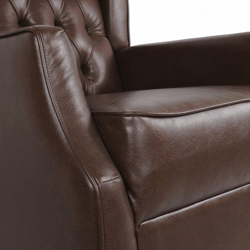 Chaise berçante, Brun