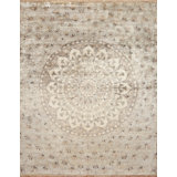 One-of-a-Kind Rectangle 7'10" X 9'11" Hand Knotted Area Rug