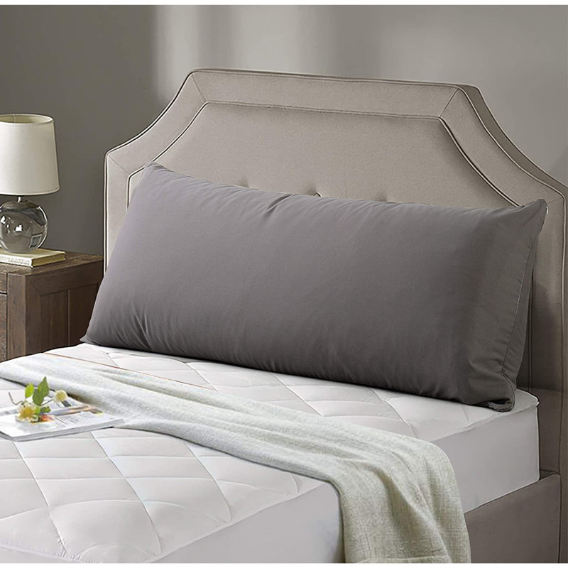Housse de coussin en microfibre, Gris anthracite