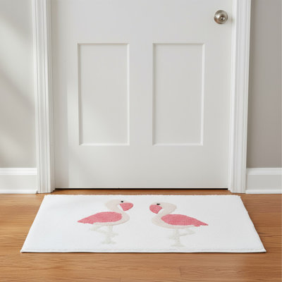 Pink Duo Flamingo 20" x 32"