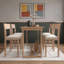 Ensemble de salle à manger 5 pièces avec chaises à hauteur de comptoir et 4 chaises
