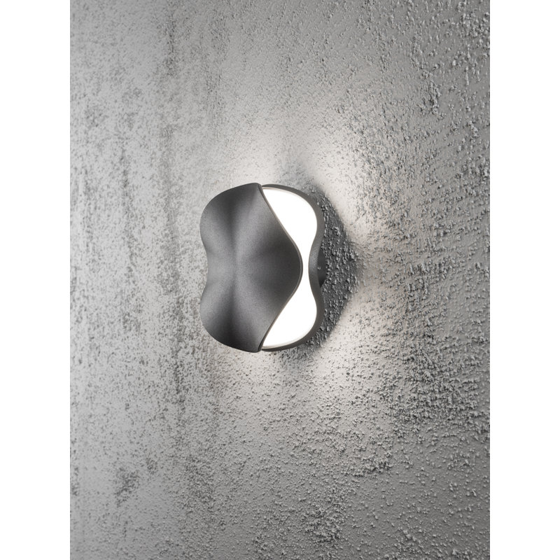 Matera Integrated LED Outdoor Armed Sconce