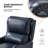 Neliyah 28.75" Wide Genuine Leather Recliner-105914582