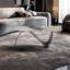 Simple table ovale en acier inoxydable-104249945