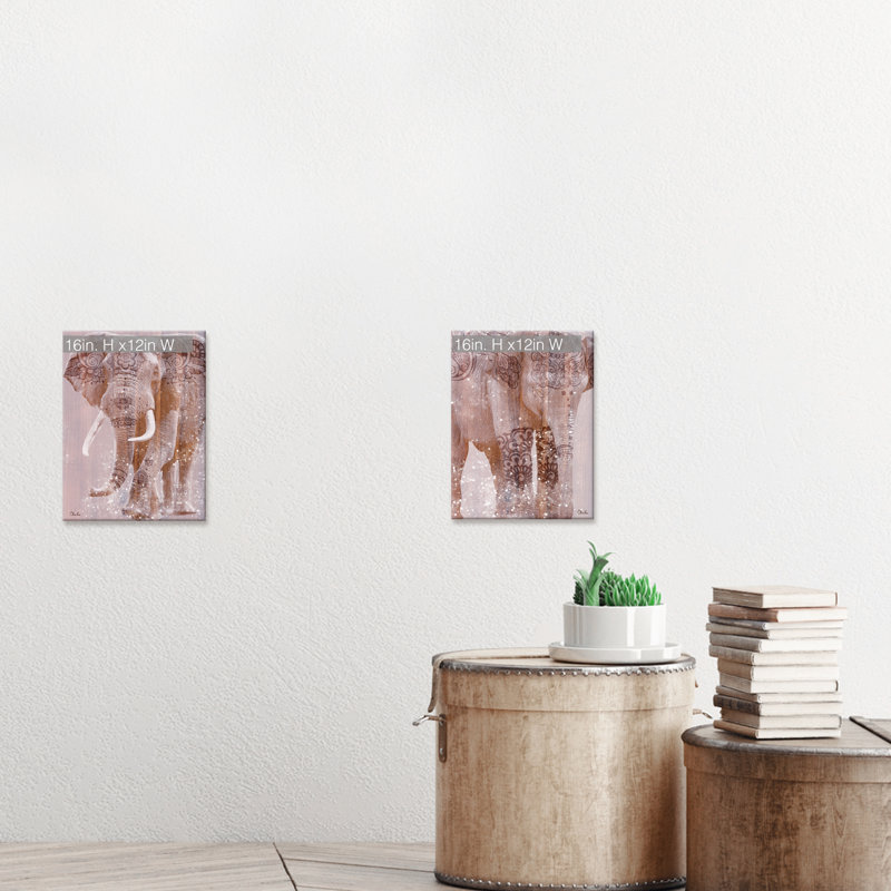 «Wild Zen II-III», ensemble de 2 impressions sur toile, H 16 po x l 12 po x P 1,5 po