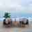 Mondovi Eucalyptus 4 - Person Patio Conversation Set with Cushions-1391530921
