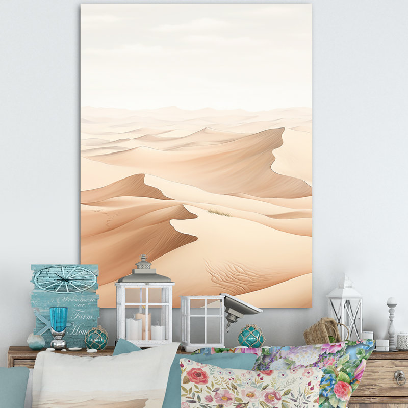 «Desert Sands Of Slumber Dreams IV», reproduction sur toile, Toile tendue, H 32 po x l 16 po x P 1 po
