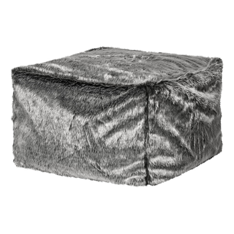 Hudkins Velvet Pouf