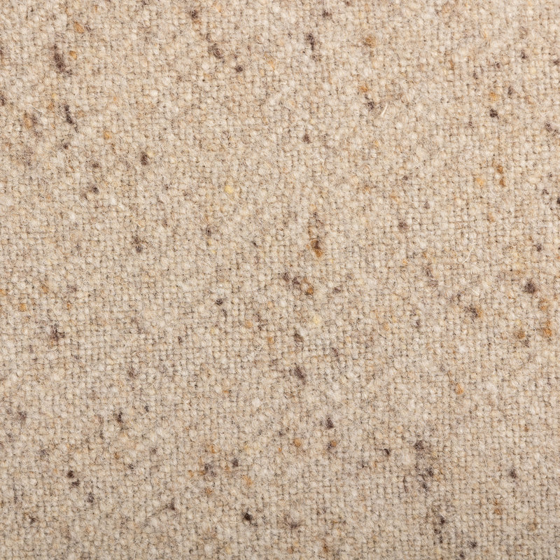 Hasselt Taupe Stonewash Linen Reversible Throw Pillow