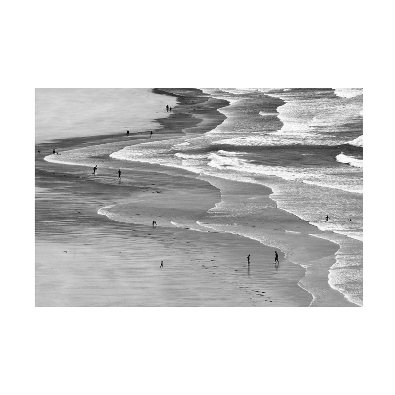 Art sur toile Massimo Della Latta La Spiaggia 2, H 12 po x l 19 po