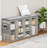 Shoe Storage Bench with Cushion, Shoe Rack with 3-Tier Adjustable Shelf for Entryway, Living Room-1494242260-1494242259