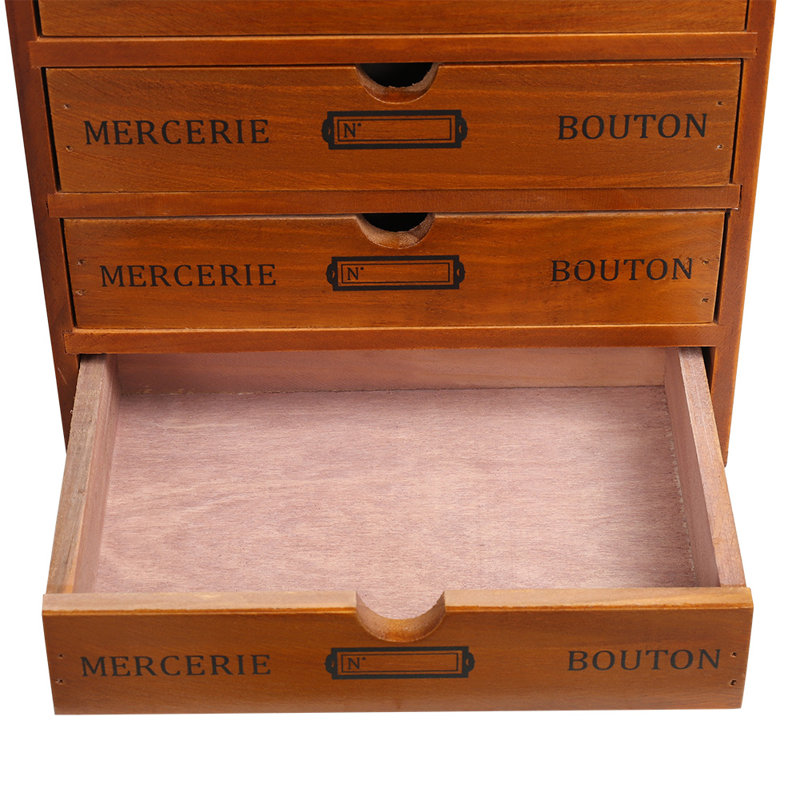 Adeliya Wood Desk Organiser