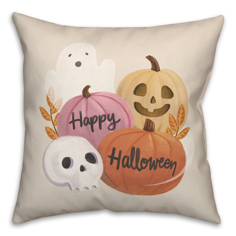  Polyester Throw Pillow, 16" x 16"