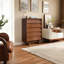 Commode d'appoint en bois massif rétro