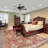 Red BAOLA Vintage Distressed Tribal Pattern Design Area Rugs for Living Room Bedroom  Dining Area-83100365