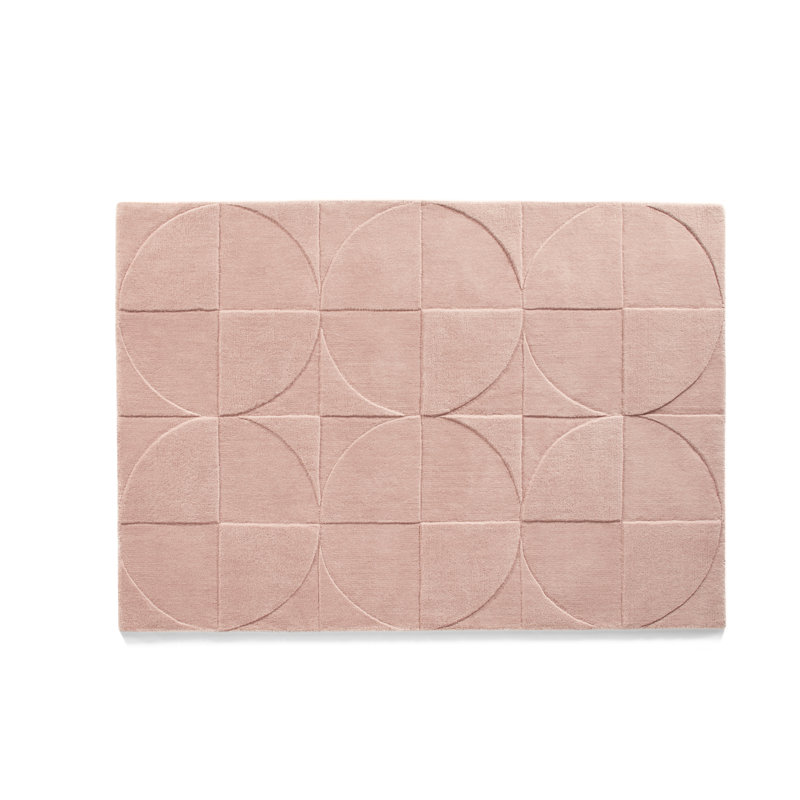 Carabeo Geometric Wool Hand Woven Area Rug, Rectangle 200 x 290cm