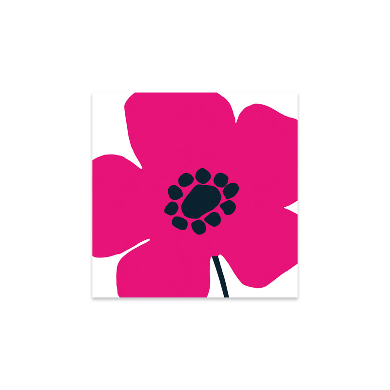 Pop Art Floral IV rose vif