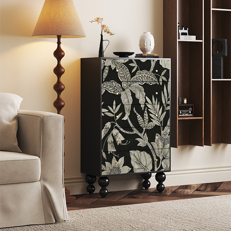 Armoire décorative française avec tiroirs de rangement