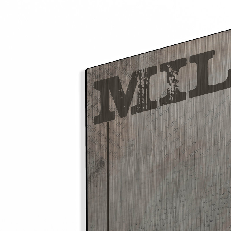  «Milan Style» par Fiona Stokes-Gilbert, art mural en métal, H 36 po x l 36 po