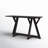 Persimmon Solid Wood Console Table-2145902134