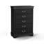 Commode à finition cerisier foncé 1pc-739326148