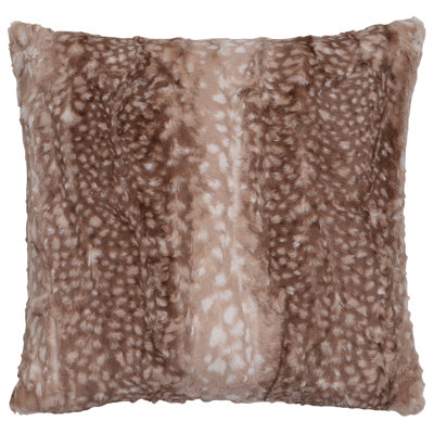 Coussin Wooded River - brun clair - 18 x 18