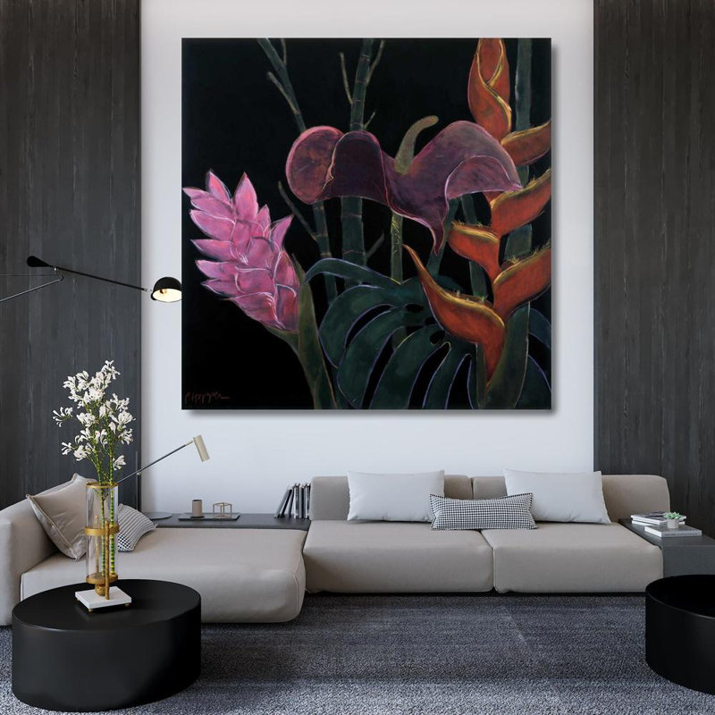 Art Direct Hopper, Pegge Gallery, art sur toile tendue: In Bloom I, H 36 po x l 36 po