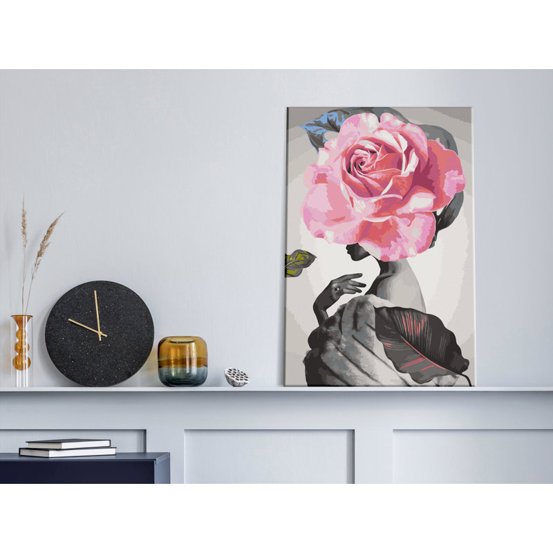 Paint By Numbers Kit - Rose And