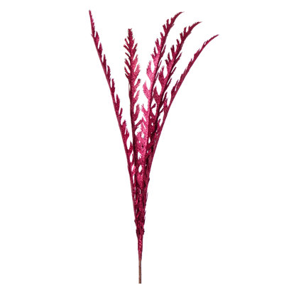 22" Soap Plant Glitter Artificial Christmas Spray
