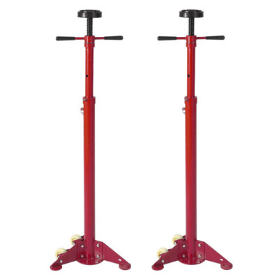 2 Pack Underhoist Support Stand – 3/4 Ton Jack Stand, Under Hoist Stand for Vehicle Lifting & Support, 1,655 Lbs Capacity, Lifting from 38.4 to 75.4 Inches