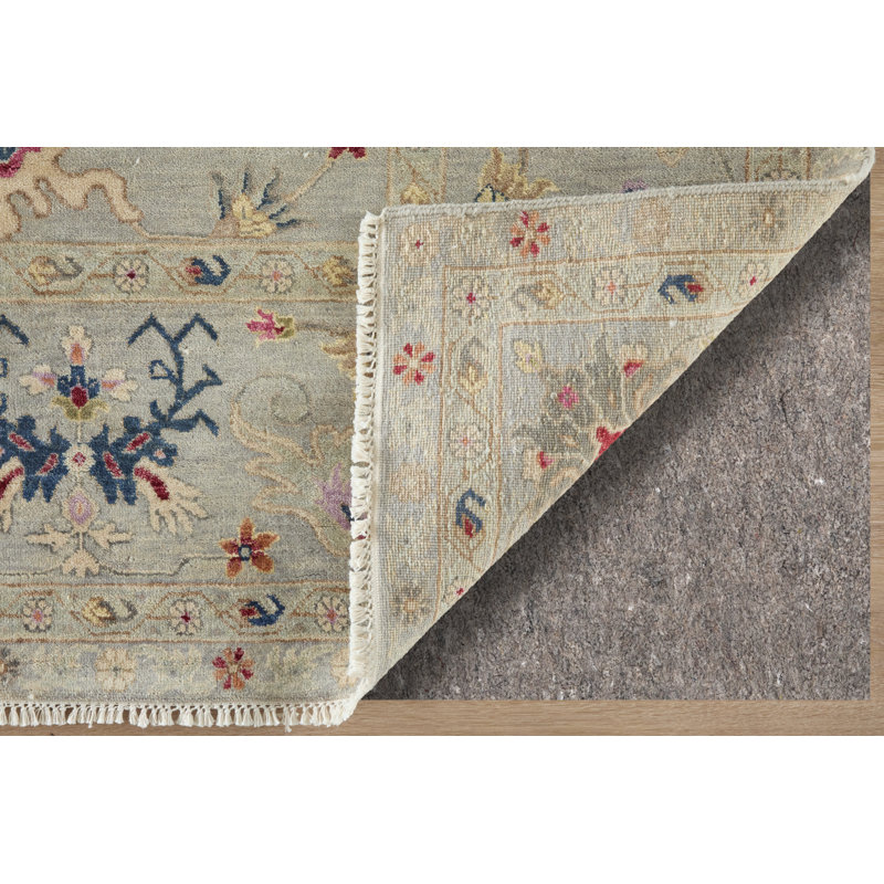 Bhatia Traditional Oriental Gray Area Rug, Rectangle 2' x 3'