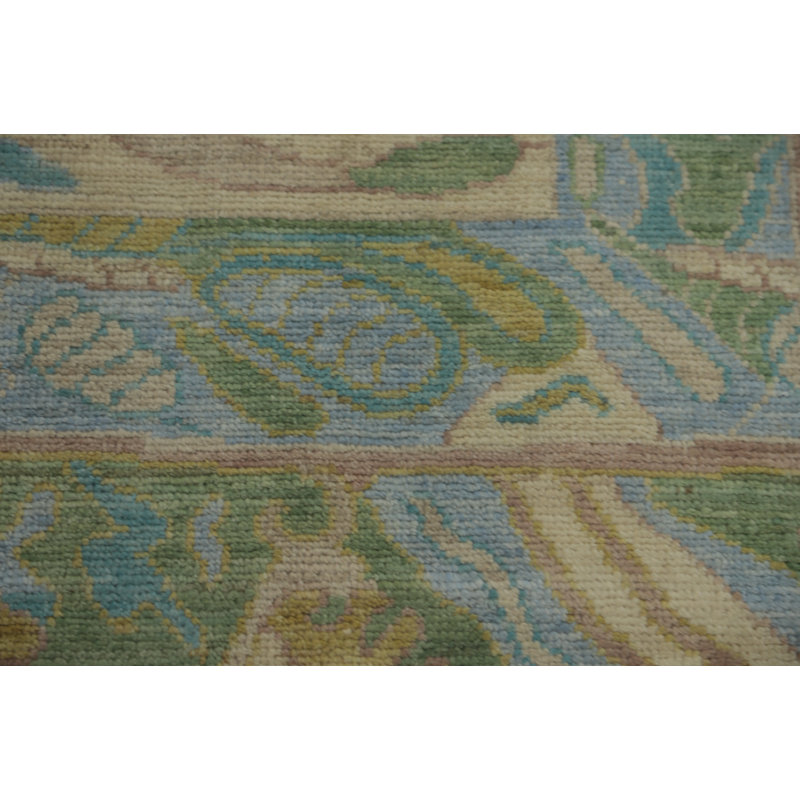 Tapis teint à la main Oushak 8 x 10