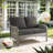 Bayview 2 - Person Patio Conversation Set with Cushions-520823431