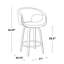 Tabouret de comptoir à hauteur fixe avec pivot