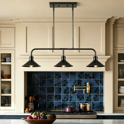 3 - Light Kitchen Island Pendant Light