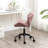 Mauve Diamond Tufted Adjustable Swivel Office Chair-650434884