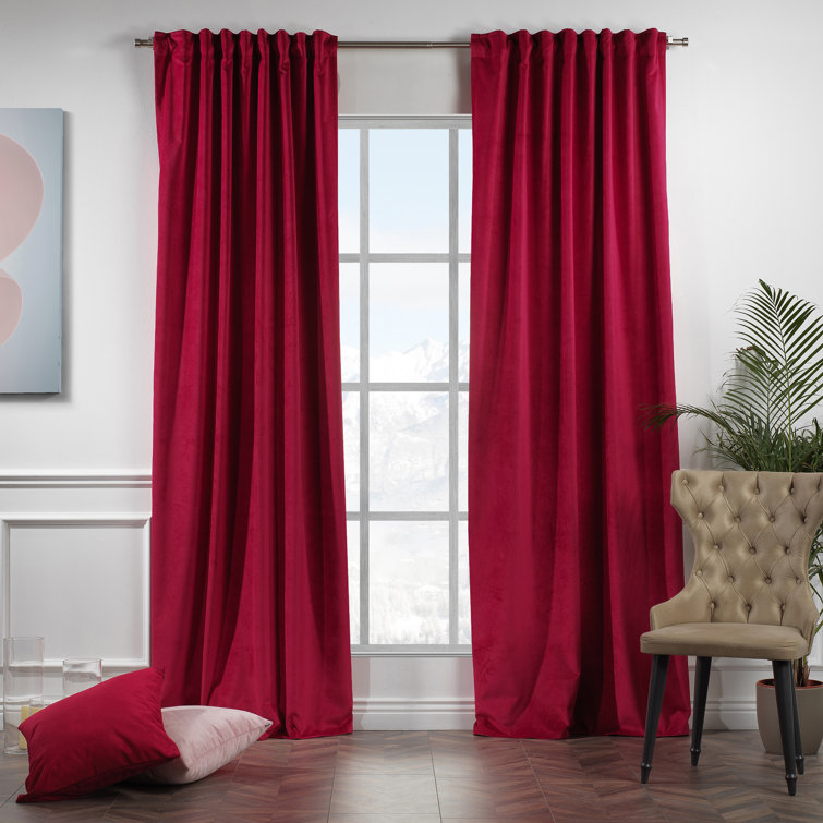 Matte Velvet Extra Wide x Extra Long Custom Made Decorative Double Panel