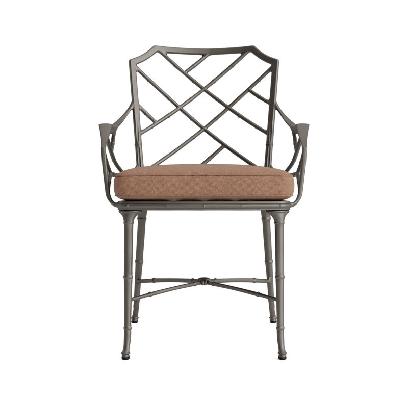 Calcutta Outdoor Dining Chair, Mica, Fusion Clay